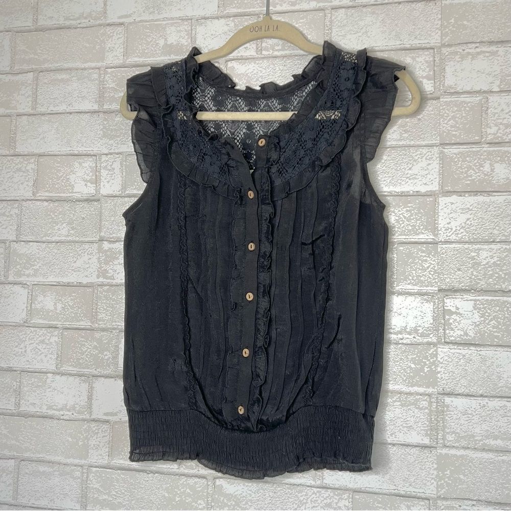 🖤 MINE 🖤 cotton blend blouse size M medium